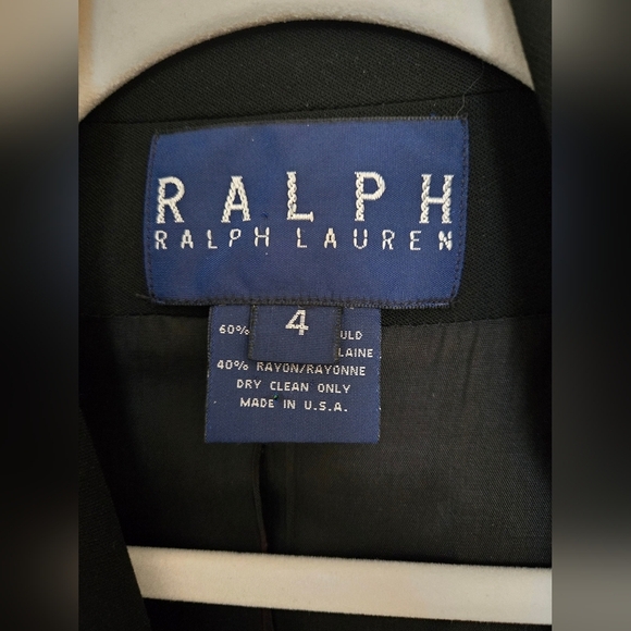 Ralph Lauren Vintage long black blazer preppy classic designer | 4 - Picture 2 of 9